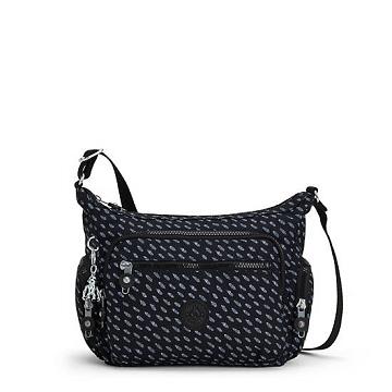 Kipling Gabbie Small Printed Çapraz Askılı Çanta Mavi Beyaz | TR 2066SG